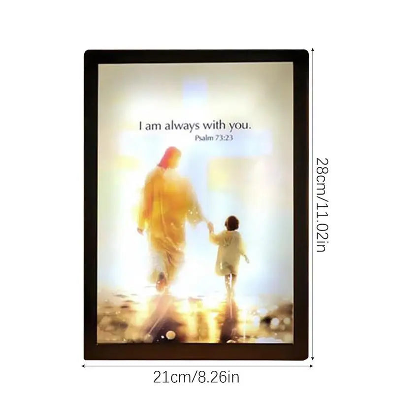 Jesus LED Painting Lamp