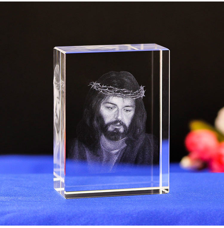 3D Figure Crystal Engraving