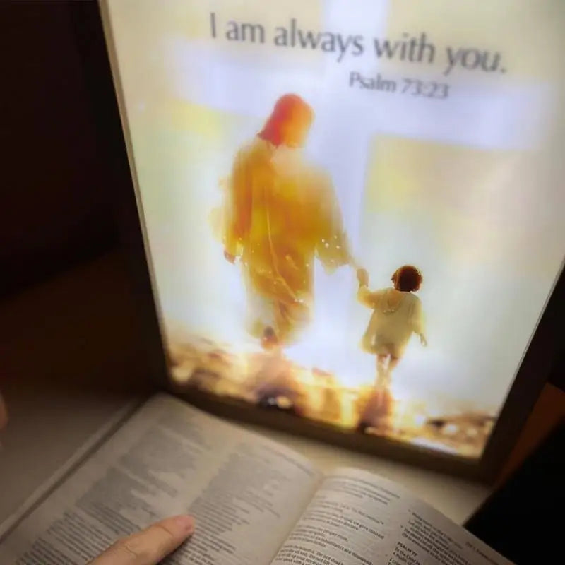 Jesus LED Painting Lamp