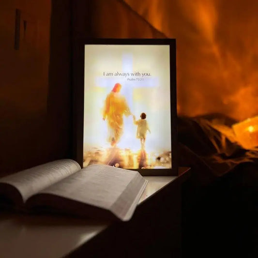 Jesus LED Painting Lamp