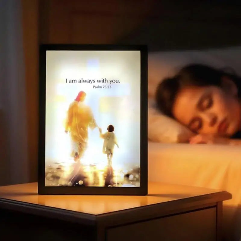 Jesus LED Painting Lamp