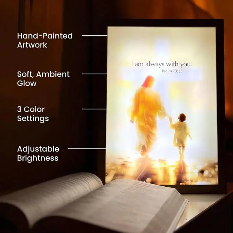 Jesus LED Painting Lamp