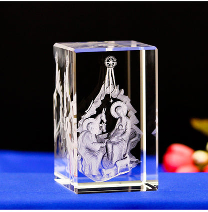 3D Figure Crystal Engraving