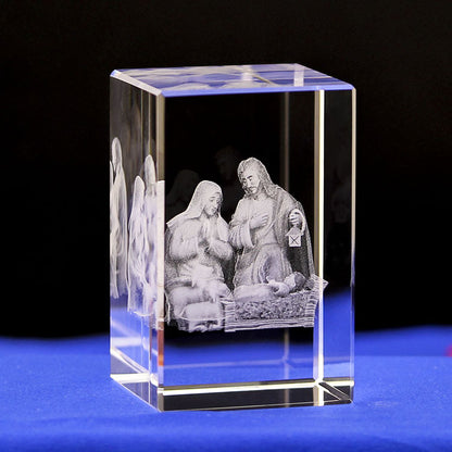 3D Figure Crystal Engraving